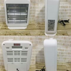 ★2022年式★スリーアップ　電気ストーブ　OTD-1631　ホワイト　400W/800W　状態良好の画像