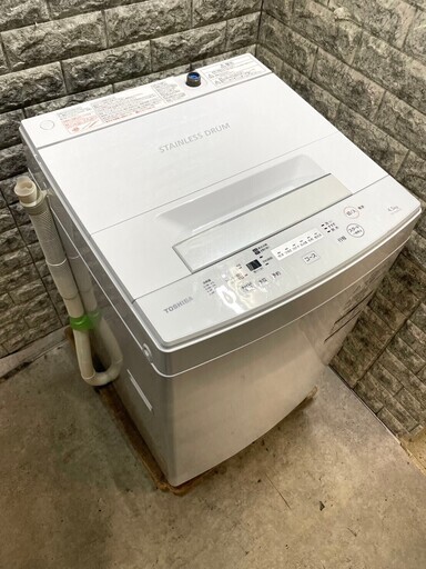 大阪送料無料★3か月保障付き★洗濯機★2017年★東芝★4.5kg★AW-45M5★S-576