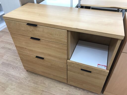 ★ジモティ割あり★ ニトリ キッチンカウンター ナチュラル H85×W105×D42 クリーニング済み KJ6521