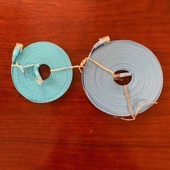 LANケーブル ライトブルー の画像