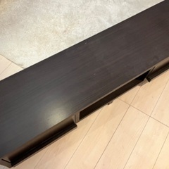 LOWYA購入 [幅150] ローテレビ台 52型対応 木製 の画像