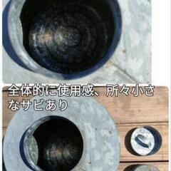 ブリキ缶　お茶葉保存缶　昭和レトロの画像