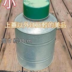 ブリキ缶　お茶葉保存缶　昭和レトロの画像