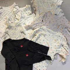 ベビー　肌着　長袖　シャツ　ロンパース　80　まとめ売り　13着