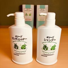 小豆島・オリーブシャンプー＆コンディショナー（各500ｍL）