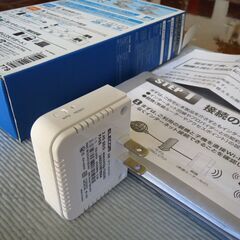 ★ELECOM（エレコム） 高速Wi-Fi中継器 １１ｎ対応 （WTC-300HWH） ☆作動確認済みですの画像