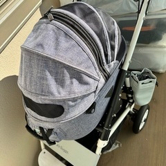 ペット用 エアバギー ドーム2 ブレーキモデルSM メランジデニム