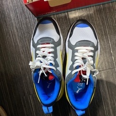 Puma SoftFoam シューズ グレー/イエロー/レッド/ブルーの画像