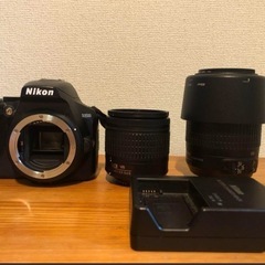 Nikon D3500 一眼レフカメラ レンズ2本付き 充電器付き