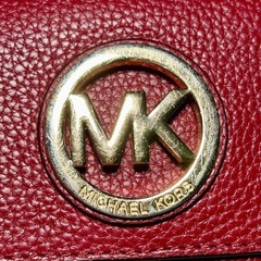 MICHEAL KORS 長財布 ワインレッドの画像
