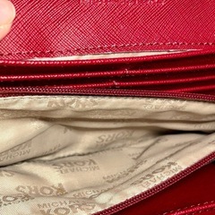 MICHEAL KORS 長財布 ワインレッドの画像