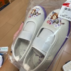 女子 新品上履き2点セットの画像