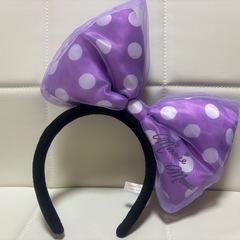 ミニーちゃん 紫リボン