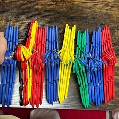 昭和レトロ　子供用ハンガー　４０本の画像