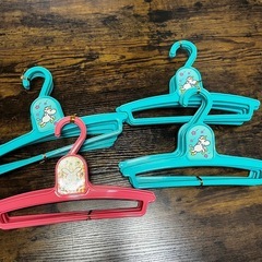 昭和レトロ　子供用ハンガー　２０本