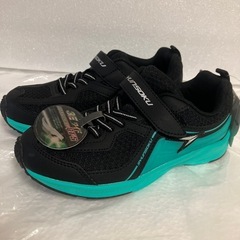 瞬足　20.5㎝　新品未使用　ブラック　グリーン　