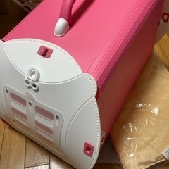 【未使用】コンパクトペットキャリー　オレンジ🧡
