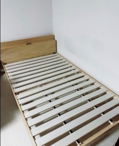 セミダブルベッド マットレス付き 配送可