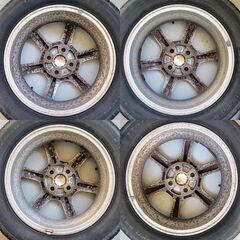 中古アルミ15x6J PCD100 プリウス純正4本セット 激安 中古 4本セット】 トヨタ プリウス 20系 純正 アルミ