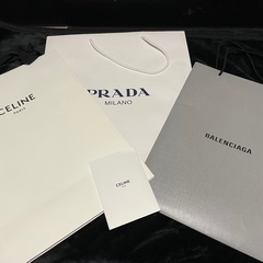 ショッパー　バレンシアガ　プラダ　　セリーヌ