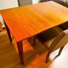 ダイニングセット　テーブル　椅子の画像