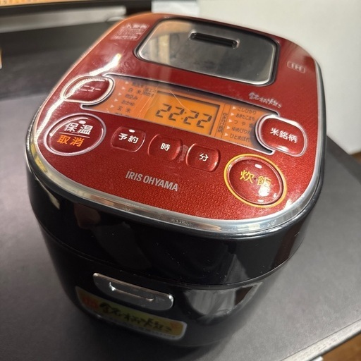 【美品】アイリスオーヤマ炊飯器 米屋の旨み 銘柄炊き3合