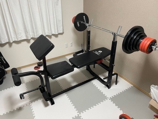 ベンチプレス　ダンベル　
トレーニング器具　一式