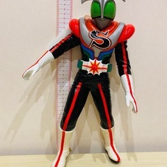 再値下げ！美品　ビッグサイズソフビフィギュア仮面ライダーストロン...