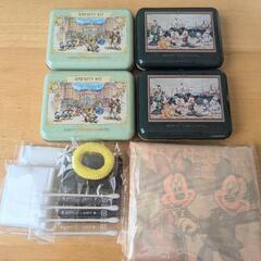 ディズニー　アメニティ　エコバッグ　缶