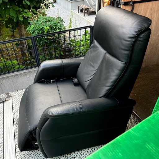 電動リクライニングチェア（革）