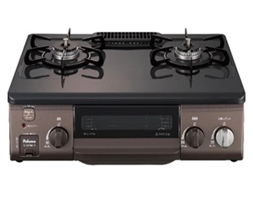 Paloma ガスコンロ IC-S378M-L 2バーナー都市ガス