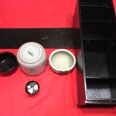 ⚫️茶道具セット　茶器　欠品あり　未使用の画像