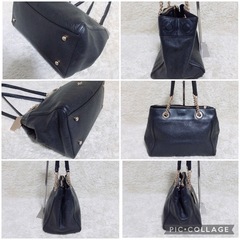 《COACH コーチ》87239レザーバッグ ブラックの画像
