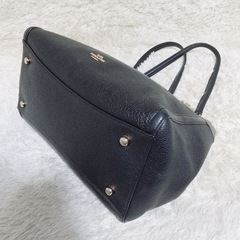 《COACH コーチ》87239レザーバッグ ブラックの画像