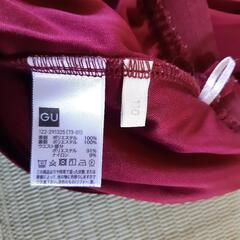 GU 110㎝　ロングスカート　ワインレッドの画像