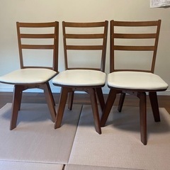 家具 椅子 ダイニングチェア　回転チェアの画像