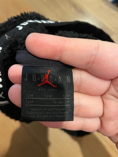 NIKE AIR JORDAN もこもこベビー カバーオール 防寒 74.80.12M