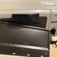 【動作品】象印 オーブントースター こんがり倶楽部 ZOJIRUSHI ET-TD22KM グレー系　2014年製の画像