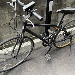 後付けライト付き　自転車