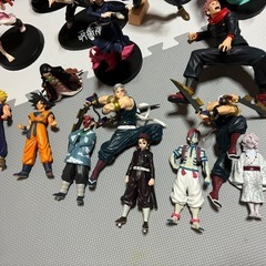 フィギュア、鬼滅の刃、ドラゴンボール、呪術廻戦の画像