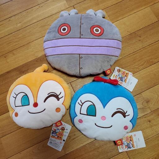 新品 タグ付き  ドキンちゃん コキンちゃん 顔型 クッション