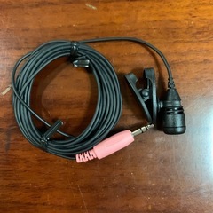 クリップ式ピンマイクの画像