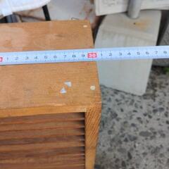 【取引中】木製　書類　整理棚/カルテの画像
