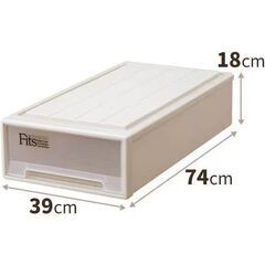 FITS 収納ケース 4個 39 x 74 x 18 cmの画像