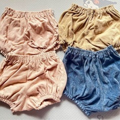 ユニクロ エアリズム パイルパンプキンショーツ 4枚セット かぼ...
