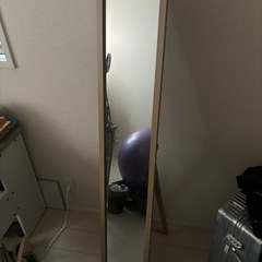 ミラー　ベージュフレーム（美品）