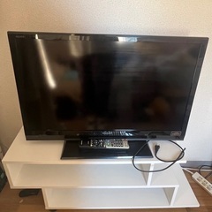 SHARP 液晶テレビ 32インチ、テレビ台　【4階エレベーターなし】