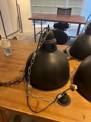 家具 照明器具　ペンダント照明　スチームパンク　黒