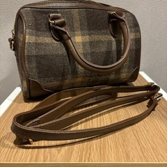 【美品】ブラウン　ハンドバッグの画像