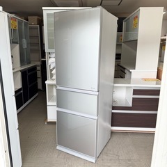 超美品‼️】三菱 2019年製 365Lノンフロン冷凍冷蔵庫 自動製氷 高級ガラス